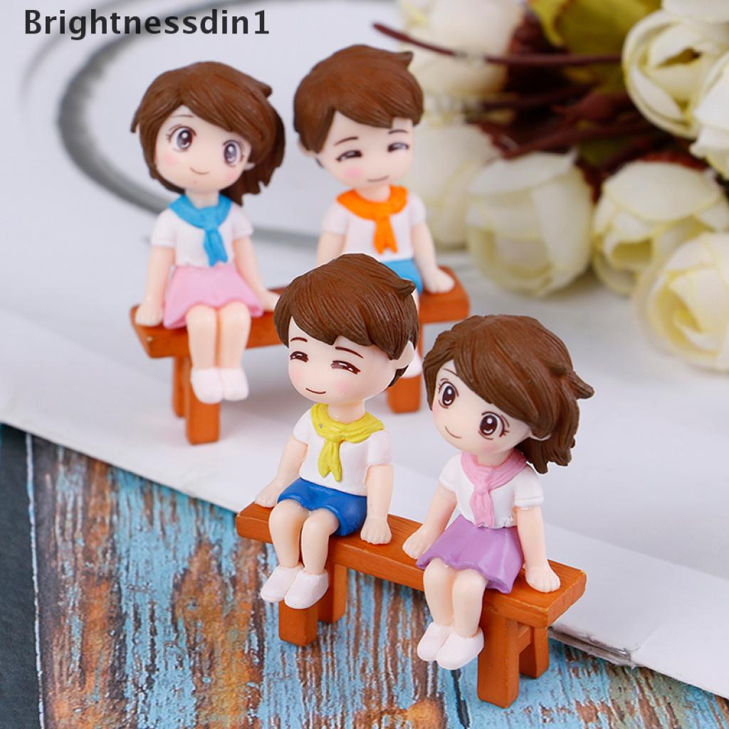 1 Set Miniatur Pasangan Kekasih Untuk Dekorasi Taman