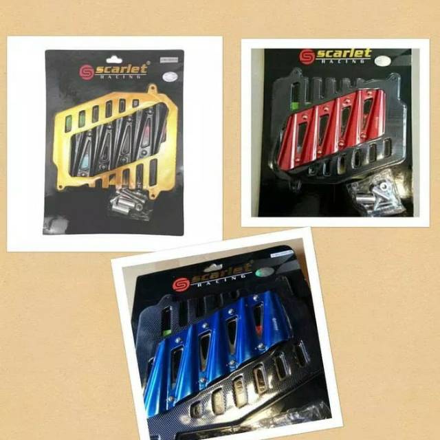 Cover radiator scarlet full cnc pnp yamaha NMAX AEROX LEXI