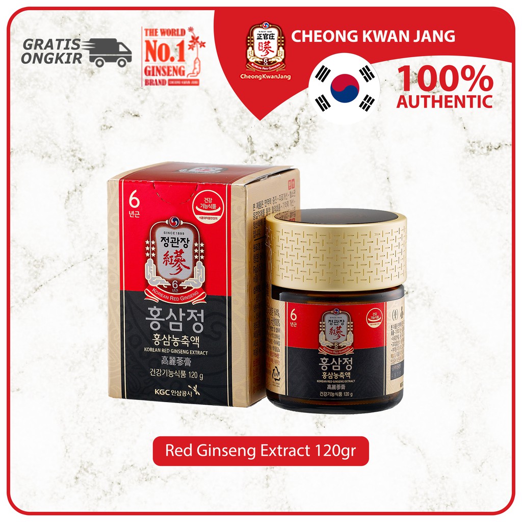 [CheongKwanJang] Korean Red Ginseng Extract 120gr + shopping bag asli dari cheong kwan jang