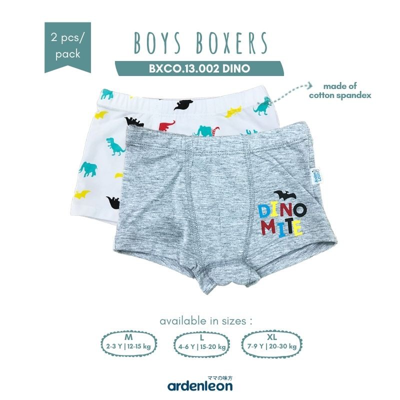 

ARDENLEON (2 pcs) Boxer Laki-laki Dino Collection BXCO.13.002