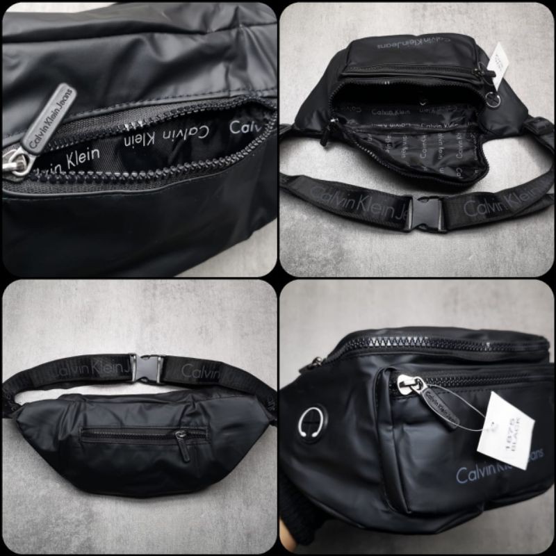 Waist bag Calvin klien port Usb balck &amp; Navy