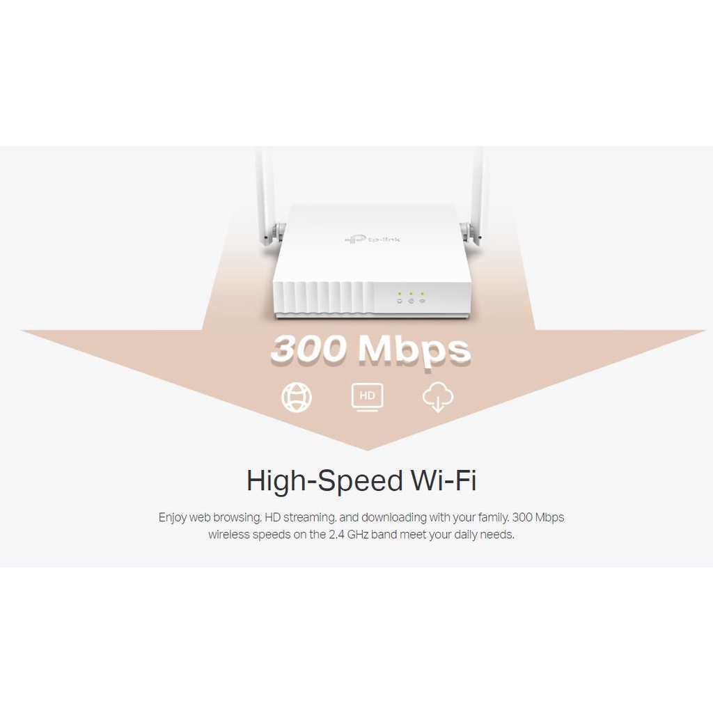 Tp-Link TL-WR820N 300Mbps Wireless N Speed Router