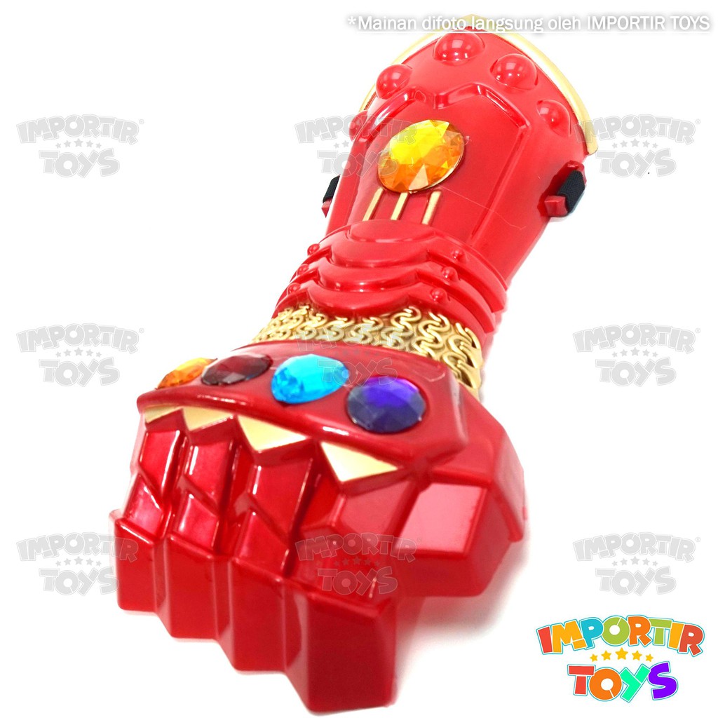 Sarung Tangan IRON MAN INFINITY WAR Gauntlet AVENGERS (IMPORTIR TOYS QUALITY)