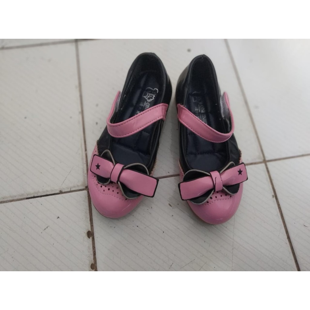 sepatu fashion anak model pantofel PA 09 PINK