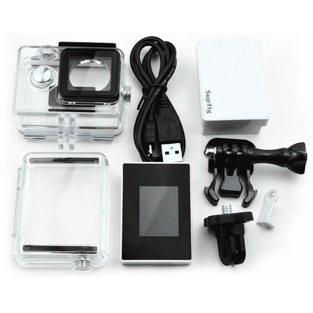 LCD Xiaomi Yi Action Camera + Baterai Tambahan + Waterproof Housing