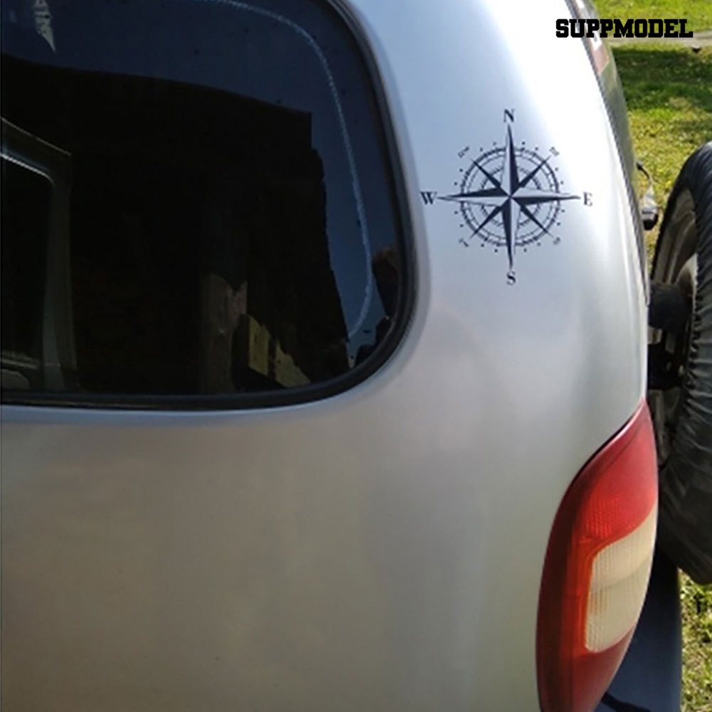 Stiker Motif Kompas NSWE Untuk Dekorasi Body / Jendela Mobil / Motor