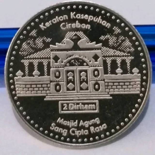 SA1-- 1 PC KOIN PERAK ASLI 2 DIRHAM. -- SILVER COIN --