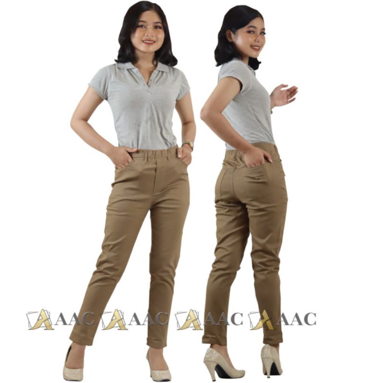 Celana Chinos Wanita , Chinos Pants Wanita Premium