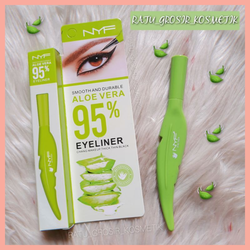 PROMO ECER!!!!EYELINER HITAM COVER DAUN WATERPROOF