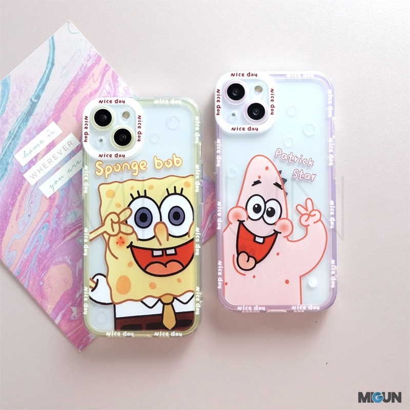 New! SpongeB*b Case - Softcase fullcover for iPhone 7 8 SE2020 7+ 8+ X XS XR XSMAX 11 12 13 MINI PRO PROMAX