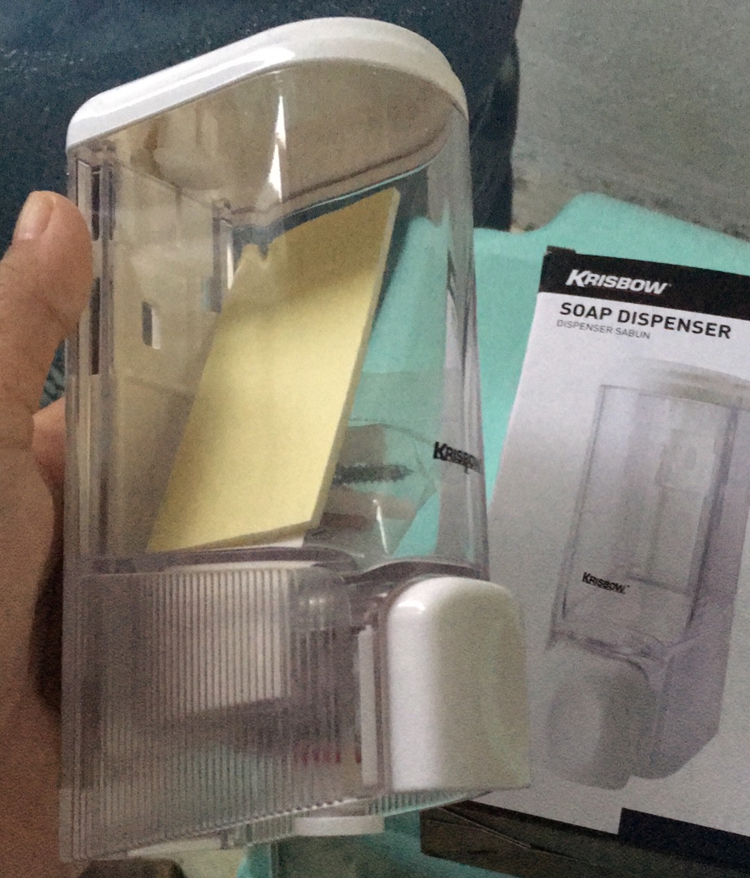 Krisbow Dispenser Sabun Cair 200 Ml - Putih