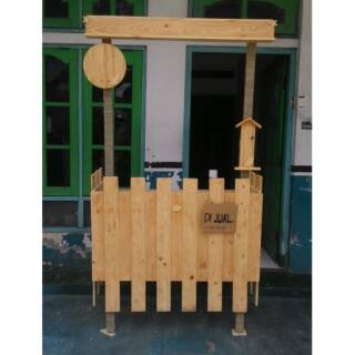 Meja booth kayu jati belanda kayu kalimantan meja jualan Meja booth kayu jati belanda kayu kalimantan meja jualan