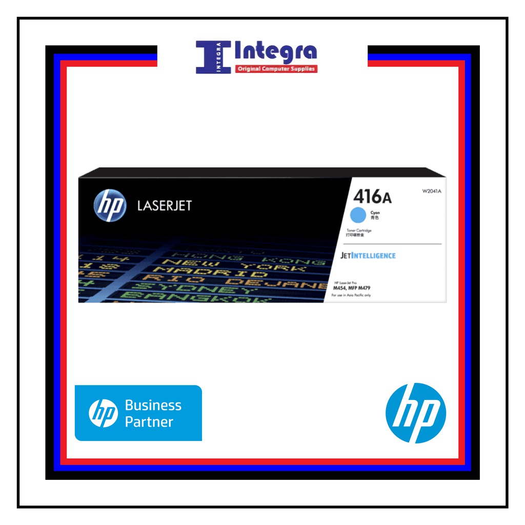 Toner HP 416A Cyan Original LaserJet Cartridge - W2041A