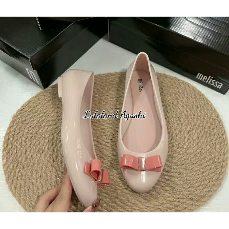 Sepatu Melissa Aura Pink/Sepatu jelly pita/Sepatu Melissa Pita/Sepatu jelly wanita