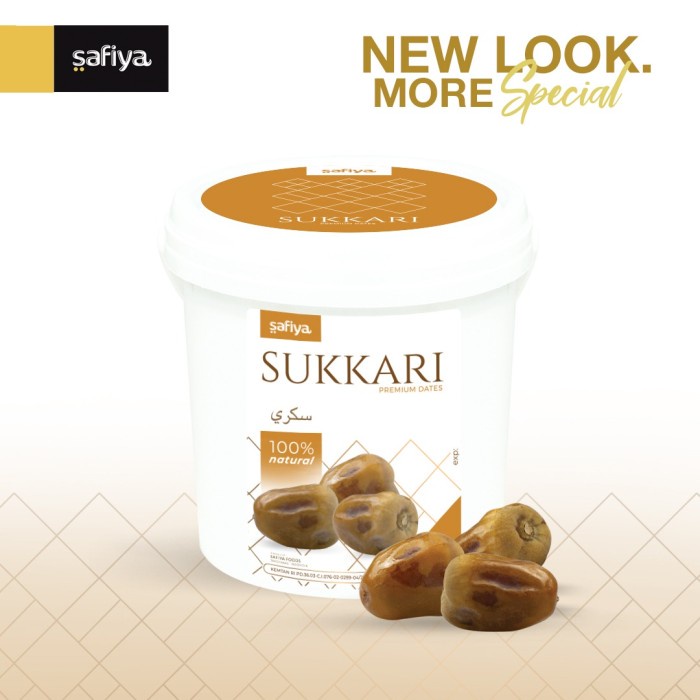 

Kurma Sukari Ember 850 gram Original Premium