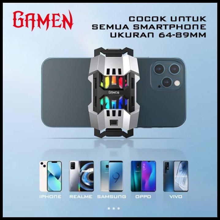 Fan Cooler Smartphone Gamen Siberia Gaming Radiator Coolingfan Silver
