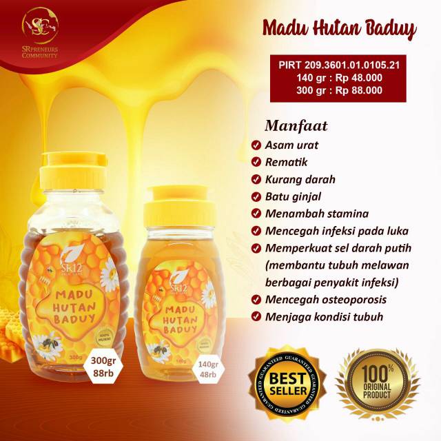 

Madu hutan baduy dari SR12