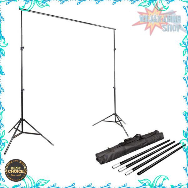 TaffSTUDIO Bracket Stand Backdrop Foto Studio 190 x 300 cm - BS-300 FNV11