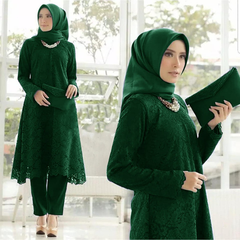 COD ✔ SET MERIANNE BRUKAT / SETELAN MARIANNE / SETELAN MUSLIM WANITA / PAKAIAN WANITA