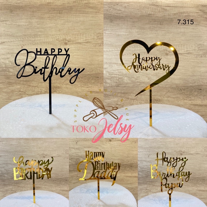 TOPPER ACRILIC / TUSUKAN ACRILIC