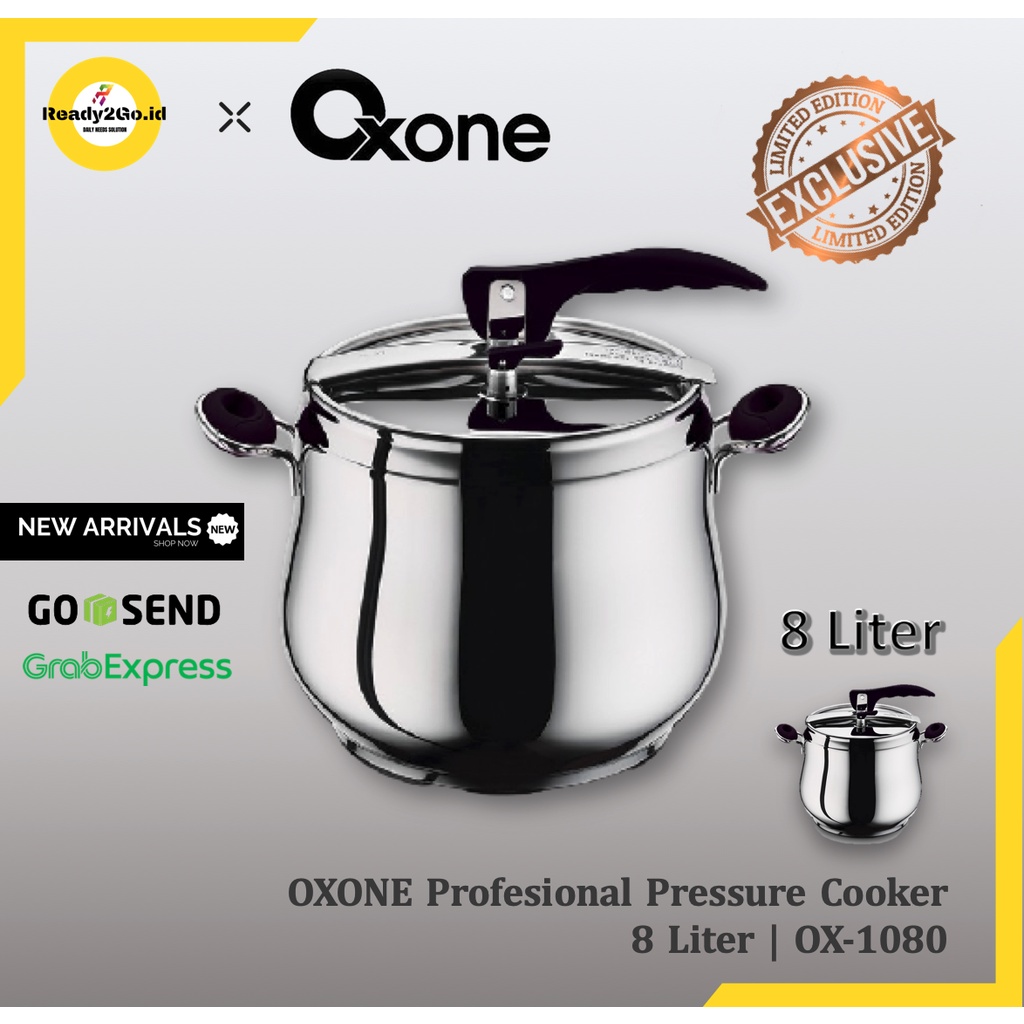 Jual OXONE PROFESIONAL PRESTO PRESSURE COOKER 8L OX1080 SS Presto