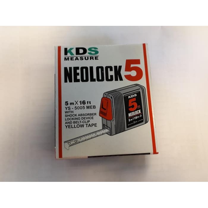 Kds Meteran Neolock 5Mtr 5 Meter
