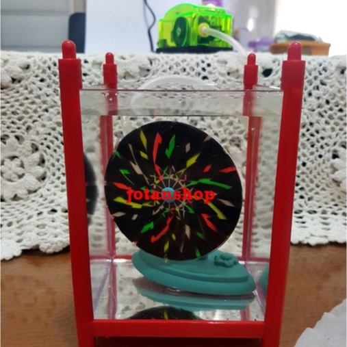 SUPER Water Wheel ornament Aksesoris hiasan ornamen Mainan Mini warna warni Aquarium Aquascape