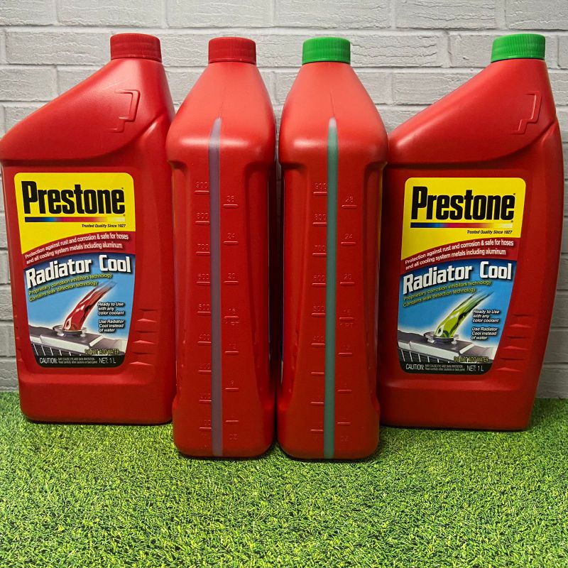 Prestone radiator coolant 1 liter / air radiator coolant 1 liter / air radiator mobil motor