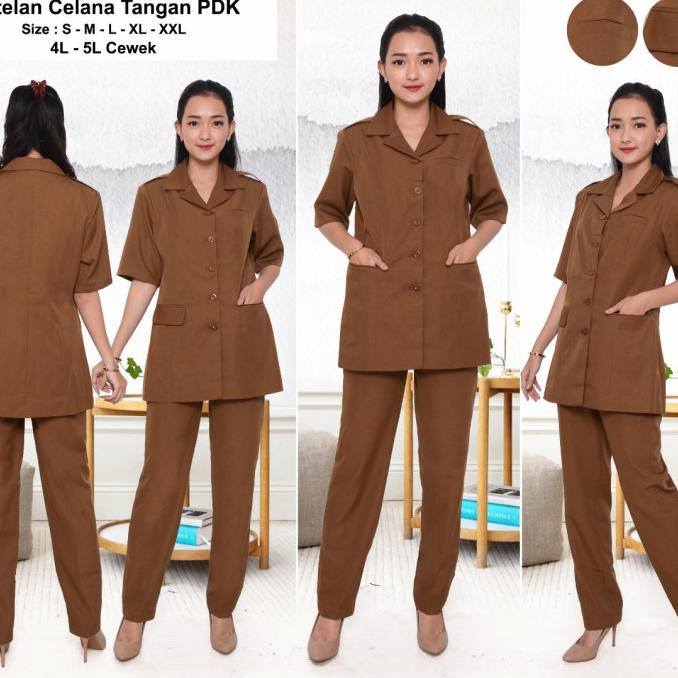 blazer baju kerja kantor seragam dinas Pemda baju khaki baju asn