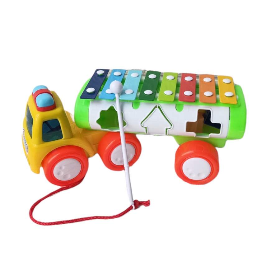 Kado Hadiah Baby Toys Mainan Bayi Edukasi Baby Xylophone Musik Bus AU01- Belajar Mengenal Bentuk Shape &amp; Musik Nada 3 4 5 6 BUlan/ Gambang Kulintang ST