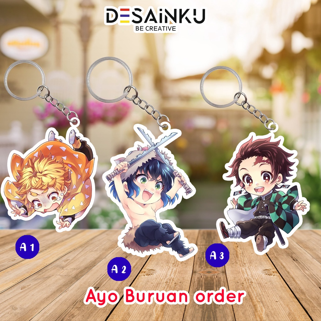 GANCI KIMETSU NO YAIBA / GANCI ANIME / GANCI CUSTOM / GANTUNGAN KUNCI