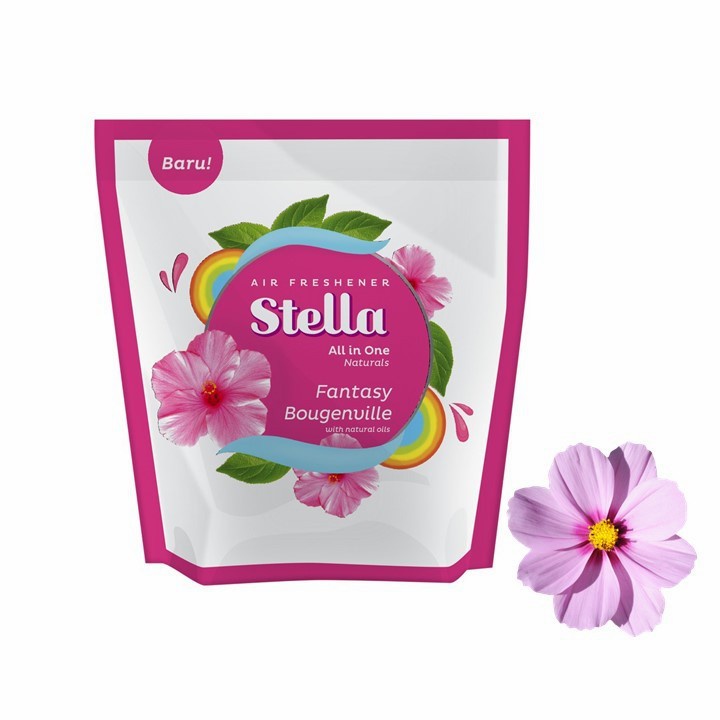 STELLA Pengharum Ruangan / Stella Air Freshener All in One 42g +13g (55gram) KEMASAN BARU ISI LBH BYK