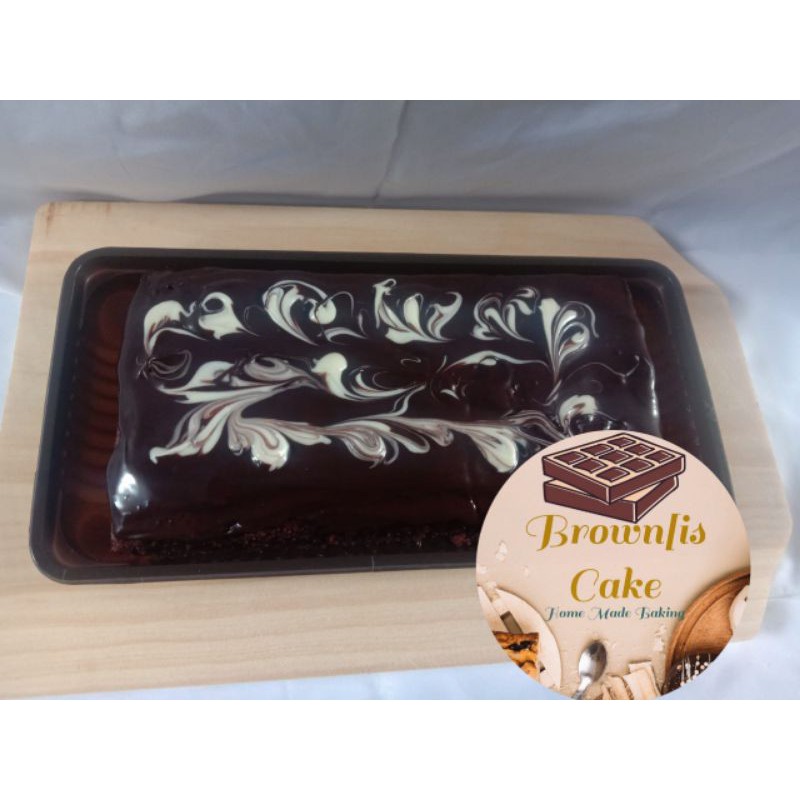 

Brownies Choco Marble Glaze