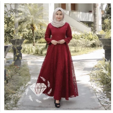 gamis ozias lavender/gamis ozias/gamis pesta/gamis mewah