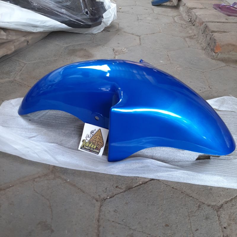 Selebor depan ninja R old warna biru pnp cb gl mp tiger