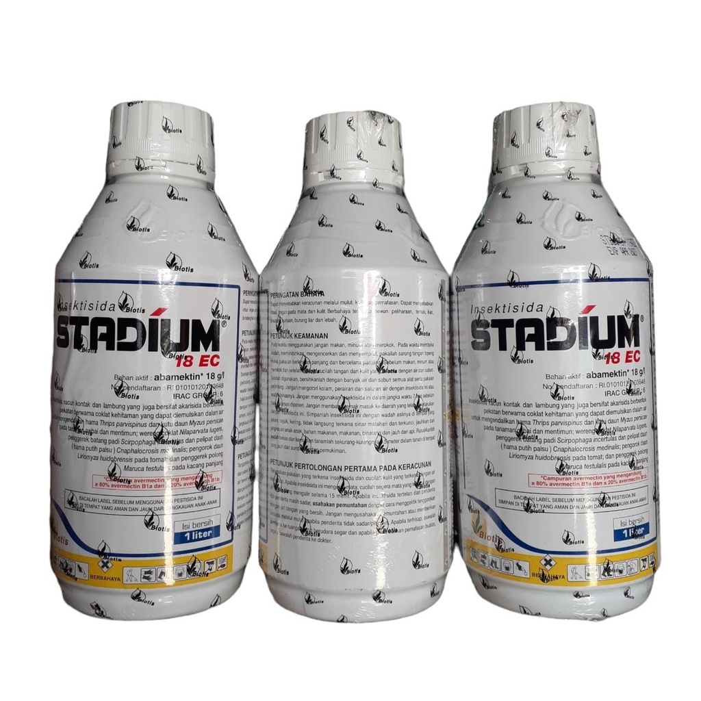 Stadium 1 Liter Abamektin 18EC Insektisida Sundep Slendep Wereng Biotis abacel