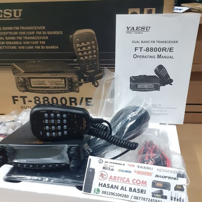 RADIO RIG YAESU FT 8800 DUALBAND - JUAL RIG YAESU FT 8800 R/E DUALBAND