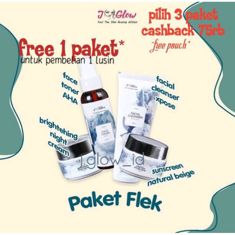 JGLOW FLEK/PAKET FLEK BANDEL