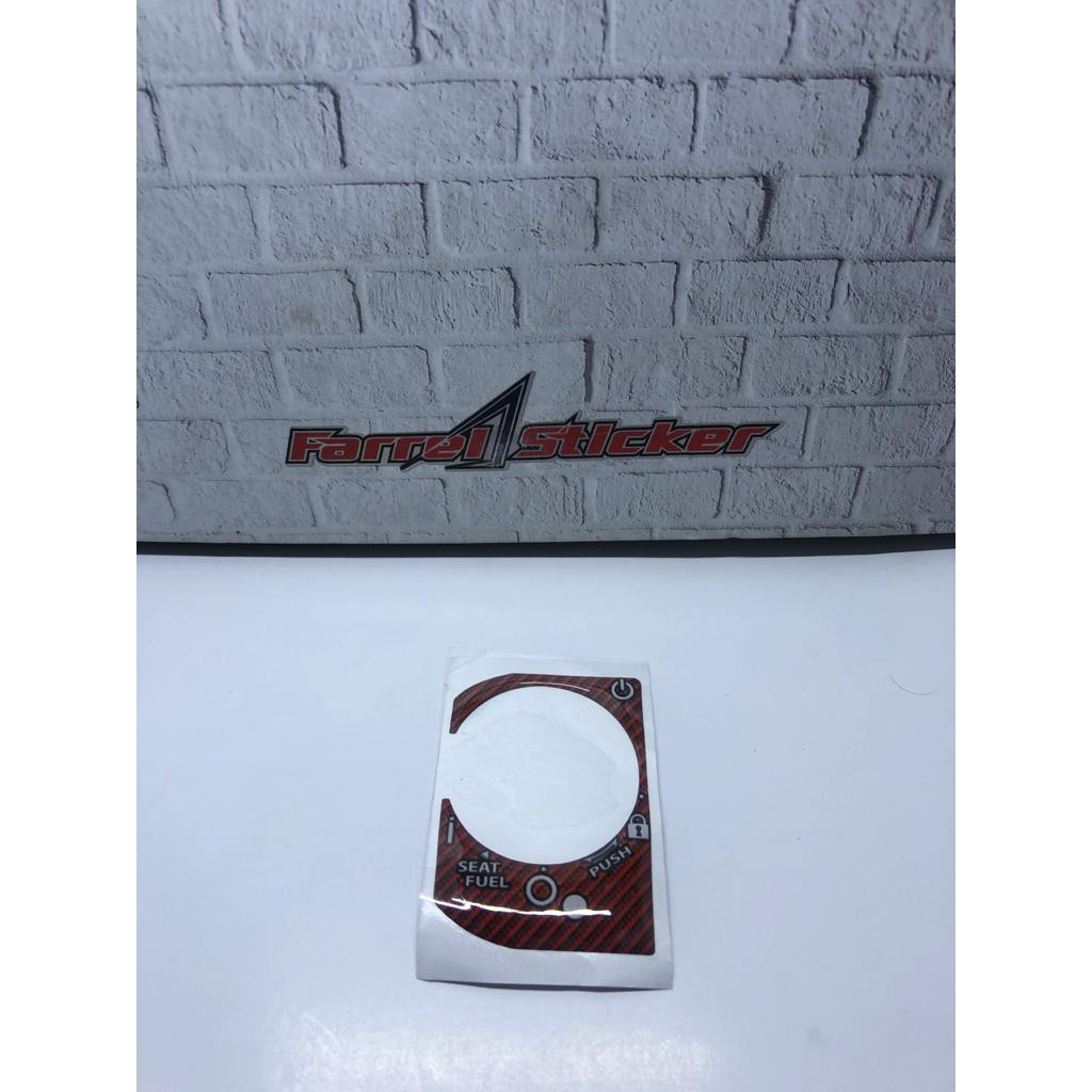 Stiker emblem kunci PCX 160