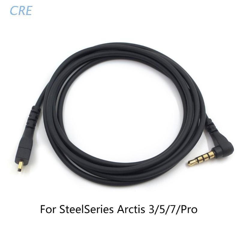 Cre 2020 Kabel Audio Tpe Pengganti 3.5mm 1.5m Untuk Steelseries Arctis 3 / 5 / 7 / Pro Gaming Line