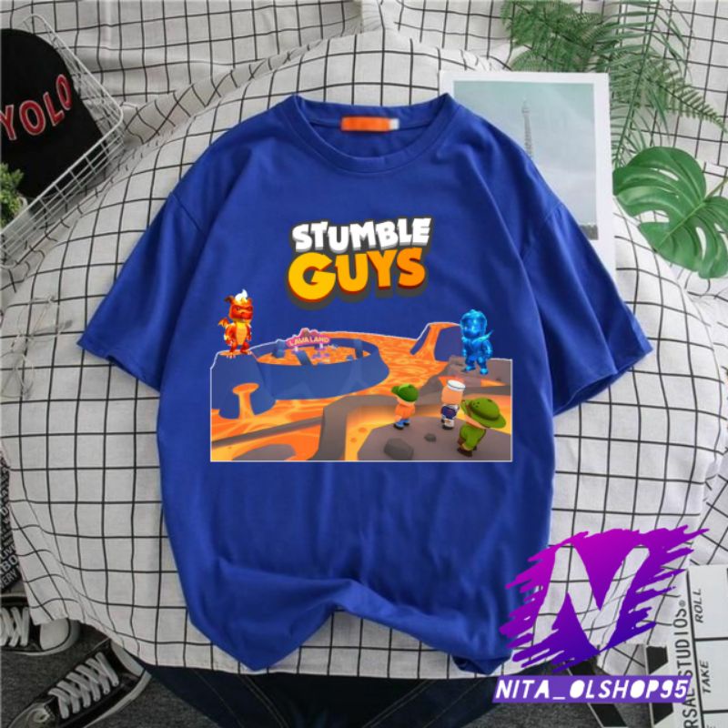 koas anak stumble guys lava land baju stumble guys map lava land