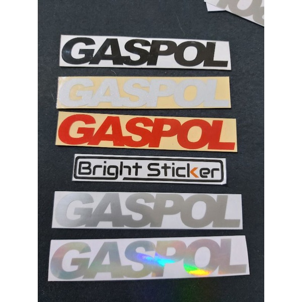 STICKER GASPOL CUTTING