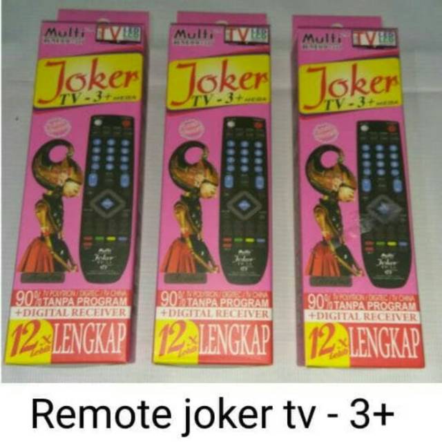 Remote TV Multi Joker Cocok Untuk Semua TV LED/LCD/Tabung