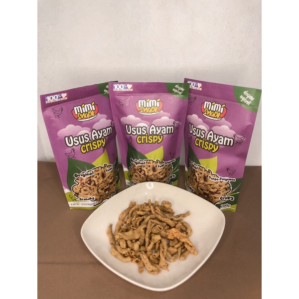 

Usus Ayam Crispy Mimi Snack original - 100gr