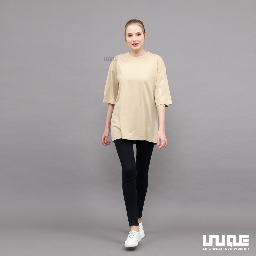 UNIQUE - (Basic Series) Kaos Polos Oversize Basic Chocomilk