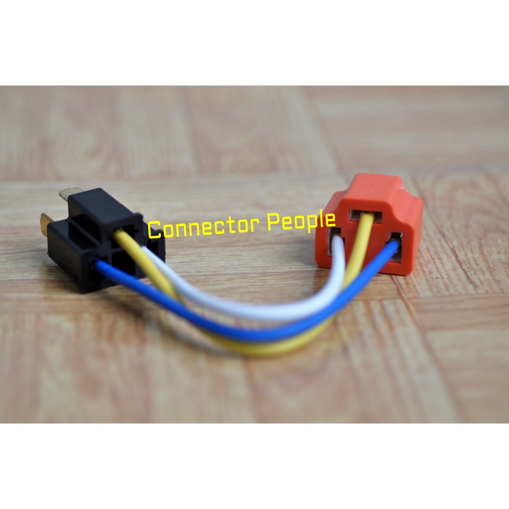 PNP Soket H4 Adaptor Converter Lampu H4 Female ke H4 Male