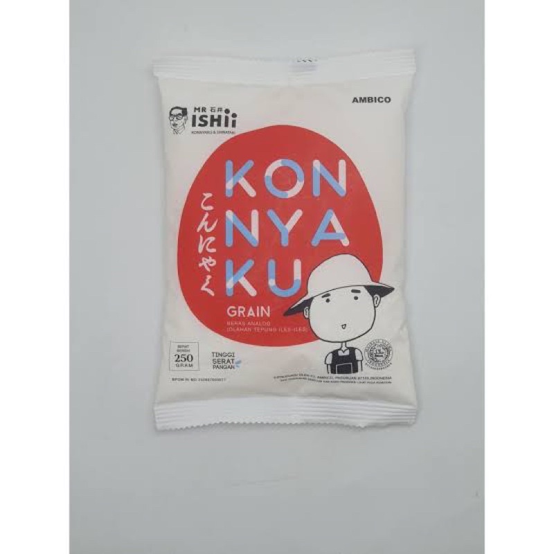

Mr Ishi Konnyaku Grain - Beras Analog Halal 250gr