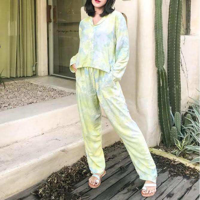 kemeja tie dye / tie dye shirt / set tie dye