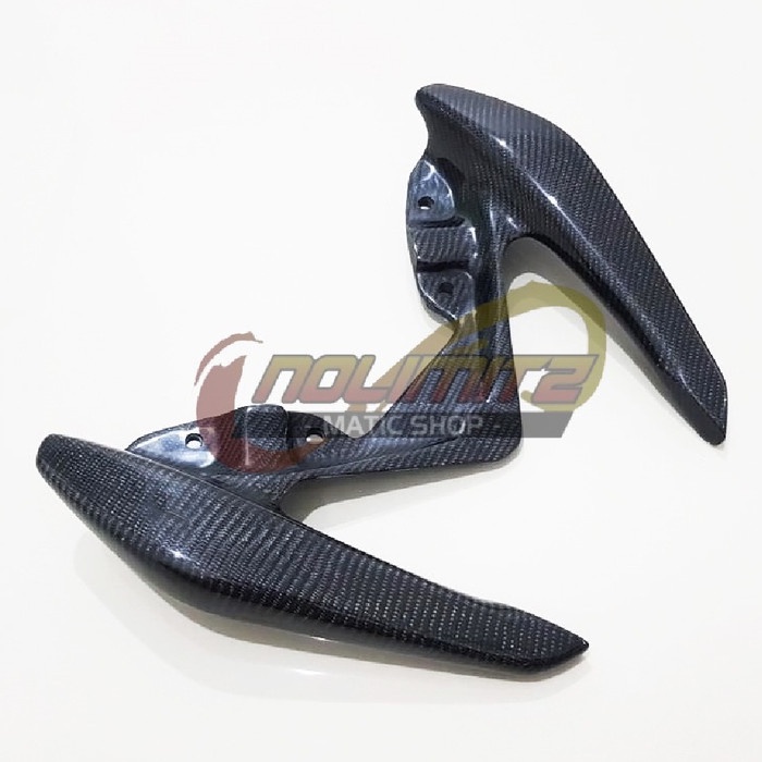 {goodlifestore} Behel Begel Potong Tanduk Sporty Carbon Kevlar Parts ORI Yamaha NMAX Diskon