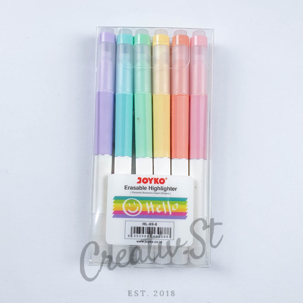 

mdn JOYKO Erasable Highlighter Dapat Dihapus Hl-69-6